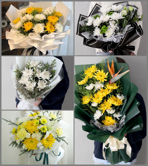 山东青岛平度市旧店镇洼子村白事花束代送